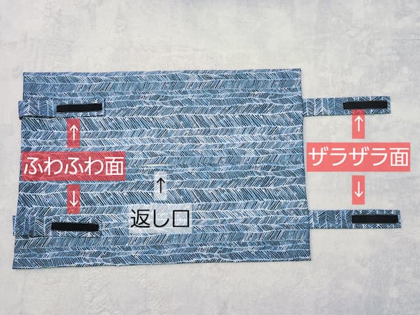 四角いオットマンカバーの作り方