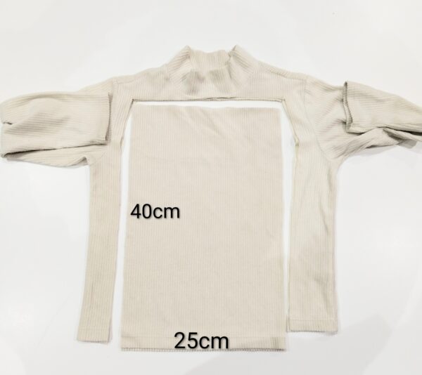 セーターやフリースをリメイクして作るベビー帽子の作り方