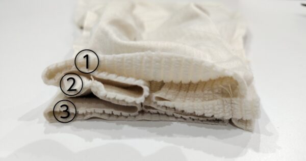 セーターやフリースをリメイクして作るベビー帽子の作り方