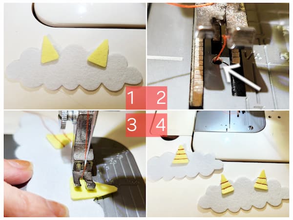 フェルトで簡単な鬼さんの作り方