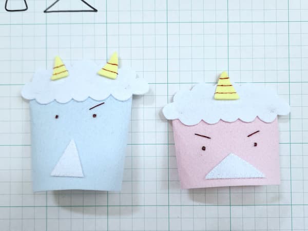 フェルトで簡単な鬼さんの作り方