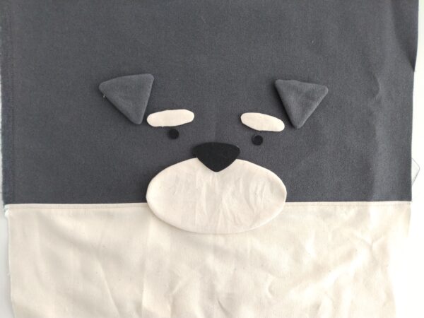 ミニチュアシュナウザーナップサックの作り方