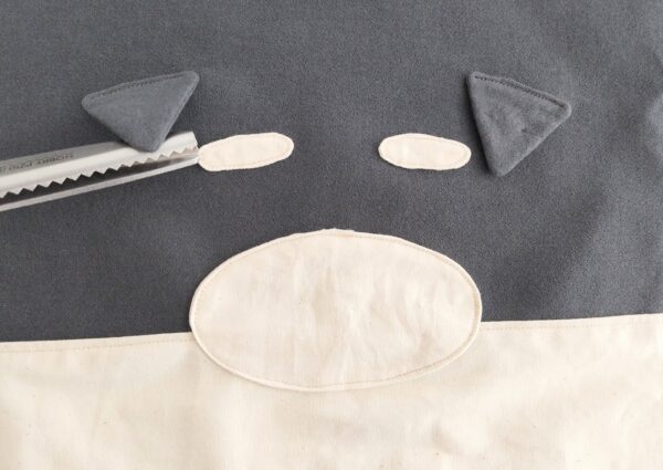 ミニチュアシュナウザーナップサックの作り方