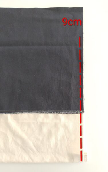 ミニチュアシュナウザーナップサックの作り方