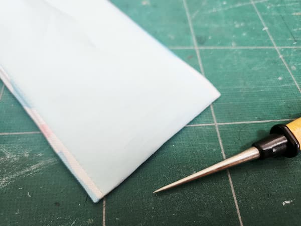 A4ファイルと小物を束ねる布ベルトの作り方