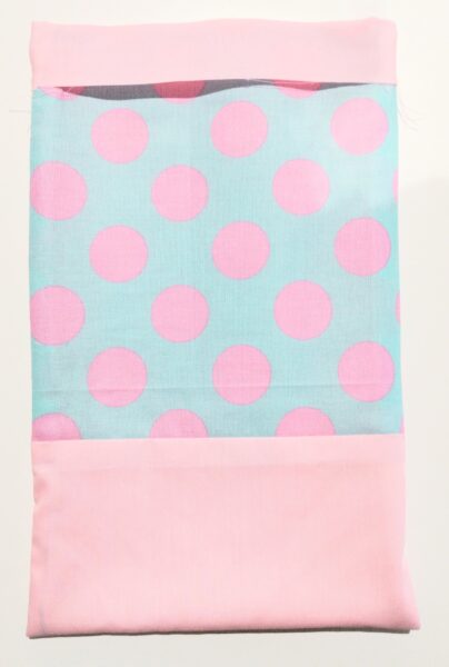 ポンポン付き巾着の作り方