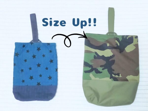 サイズアップも安心！大きいサイズの上履き袋の作り方