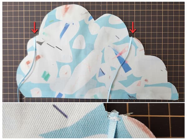 雲形ウォールポケットの作り方