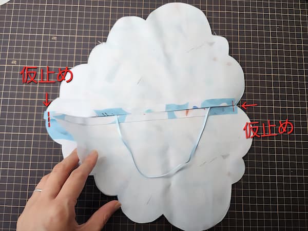 雲形ウォールポケットの作り方