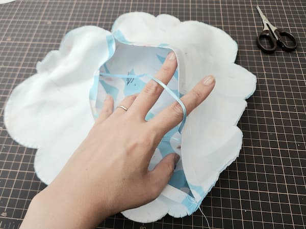 雲形ウォールポケットの作り方