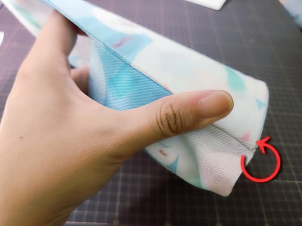 バッグの中を整える A4しきりポケットの作り方