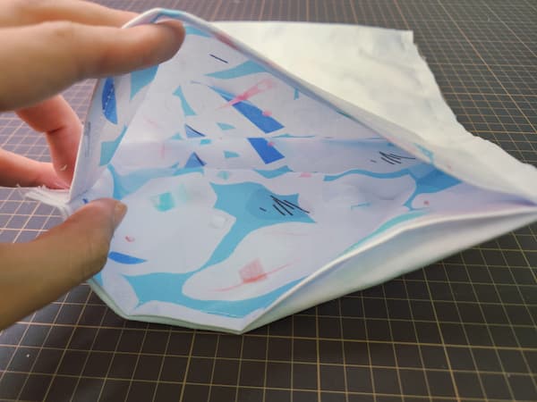 バッグの中を整える A4しきりポケットの作り方
