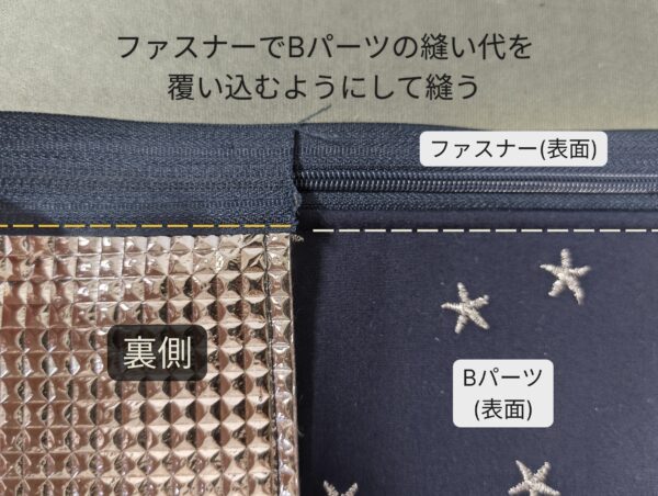 保冷剤ポケット付き！バニティタイプのお弁当入れの作り方