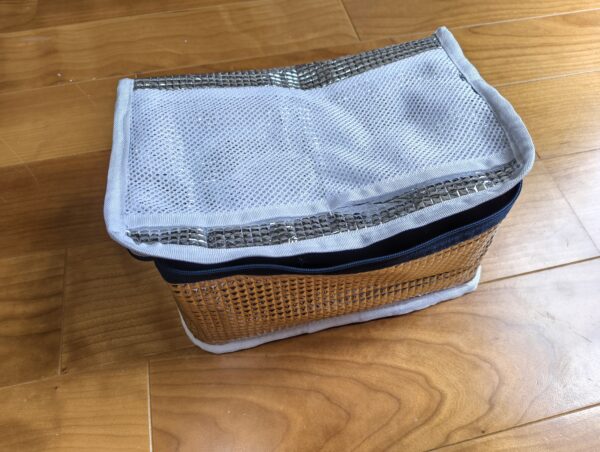 保冷剤ポケット付き！バニティタイプのお弁当入れの作り方
