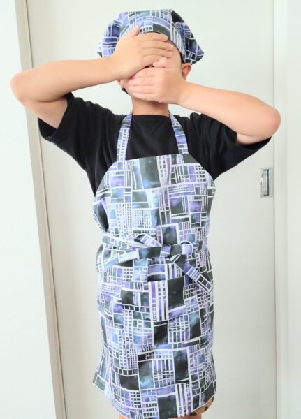 エプロン140サイズの作り方