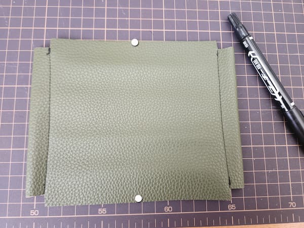 必要な数だけバネ口ミニポーチの作り方
