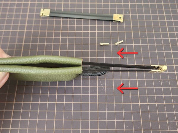 必要な数だけバネ口ミニポーチの作り方