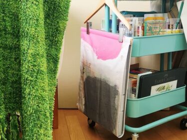小さな本棚にもなるハンモックの作り方