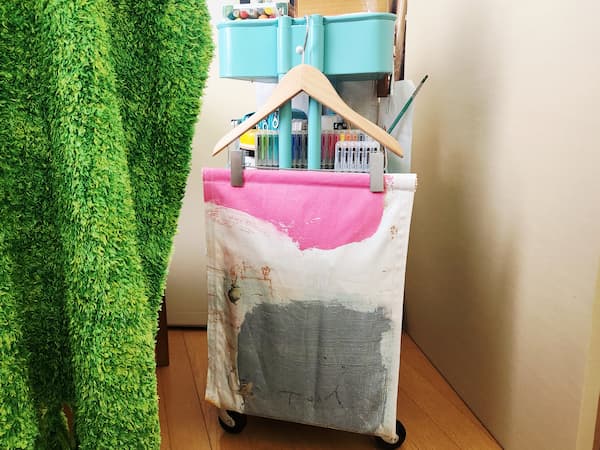 小さな本棚にもなるハンモックの作り方